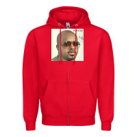 Red #jermaine dupri 2022 Zipper Hoodie - PixelFlow