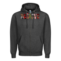 Charcoal Heather believe Zipper Hoodie - JahusDesignShop