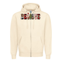 Sandshell believe Zipper Hoodie - JahusDesignShop