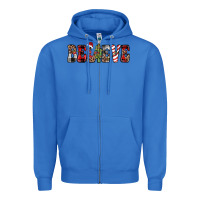 True Royal believe Zipper Hoodie - JahusDesignShop