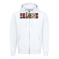 White believe Zipper Hoodie - JahusDesignShop