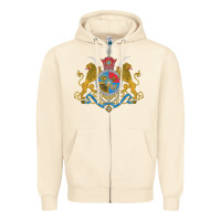 Sandshell Iran Coat of arms Flag souvenir Iranian Persian Zipper Hoodie - PixelFlow