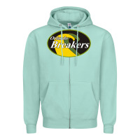 Seafoam Orlando breakers football team Zipper Hoodie - PixelFlow