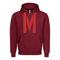 Burgundy Mighty Max's gift Zipper Hoodie - PixelFlow