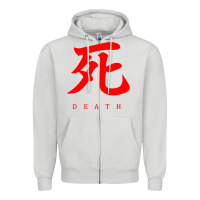 Dove Grey Sekiro - Death Zipper Hoodie - PixelFlow