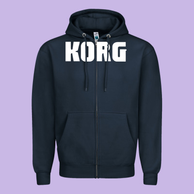 Korg New Zipper Hoodie Designed By Pixelflow
