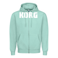 Seafoam korg new Zipper Hoodie - PixelFlow