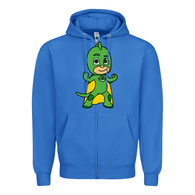 Gekko Cat Boy Zipper Hoodie by PixelFlow | Teevron