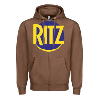 Chestnut ritz cracker Zipper Hoodie - PixelFlow
