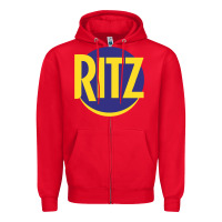 Red ritz cracker Zipper Hoodie - PixelFlow