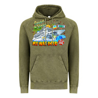 Vintage Olive 2024 Cruisin Vintage Hoodie - CowhideDigitalArt