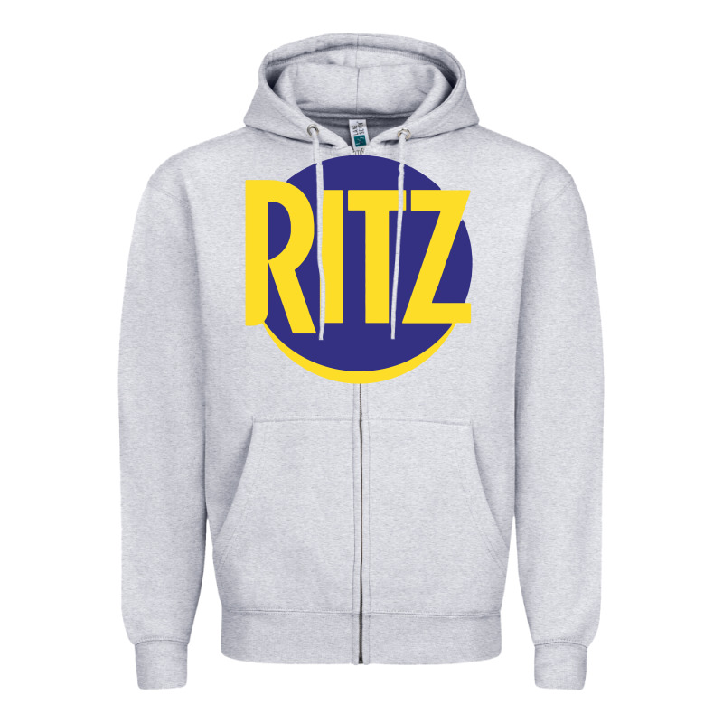 Ritz Cracker Zipper Hoodie by PixelFlow | Teevron