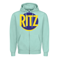 Seafoam ritz cracker Zipper Hoodie - PixelFlow