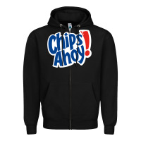 Black chips ahoy snack Zipper Hoodie - PixelFlow