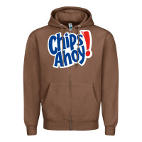 Chestnut chips ahoy snack Zipper Hoodie - PixelFlow