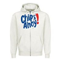 Oatmeal Heather chips ahoy snack Zipper Hoodie - PixelFlow