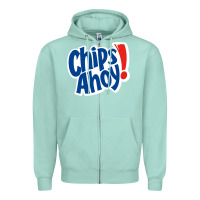 Seafoam chips ahoy snack Zipper Hoodie - PixelFlow