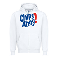 White chips ahoy snack Zipper Hoodie - PixelFlow