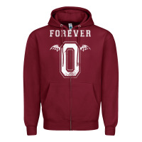 Burgundy #sevenfold #forever Zipper Hoodie - PixelFlow