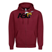 Burgundy the-alabama-state-hornets-merch Zipper Hoodie - PixelFlow