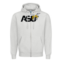 Dove Grey the-alabama-state-hornets-merch Zipper Hoodie - PixelFlow