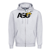 Heather Grey the-alabama-state-hornets-merch Zipper Hoodie - PixelFlow