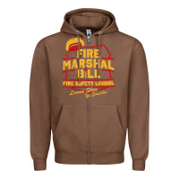 Chestnut fire marshal bill fire safety school funny firefighter t shirt Zipper Hoodie - PixelFlow