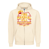 Sandshell fire marshal bill fire safety school funny firefighter t shirt Zipper Hoodie - PixelFlow