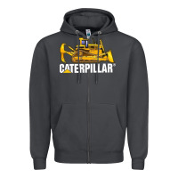 Smoke bulldozercat 2 Zipper Hoodie - PixelFlow