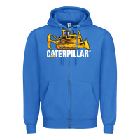 True Royal bulldozercat 2 Zipper Hoodie - PixelFlow