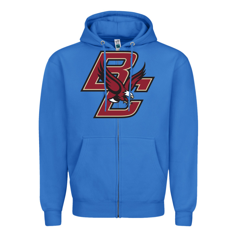 Boston College Eagl3s Zipper Hoodie by SnappyArt | Teevron