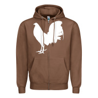 Chestnut game fowl gallegos, rooster, chicken t shirt Zipper Hoodie - PixelFlow