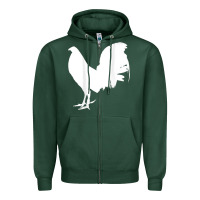 Sports Green game fowl gallegos, rooster, chicken t shirt Zipper Hoodie - PixelFlow