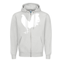 Dove Grey game fowl gallegos, rooster, chicken t shirt Zipper Hoodie - PixelFlow