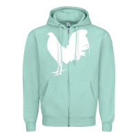 Seafoam game fowl gallegos, rooster, chicken t shirt Zipper Hoodie - PixelFlow