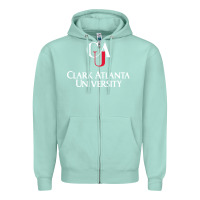 Seafoam clark atlanta university Zipper Hoodie - SnappyArt
