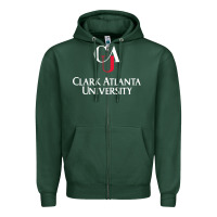 Sports Green clark atlanta university Zipper Hoodie - SnappyArt