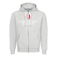 Dove Grey clark atlanta university Zipper Hoodie - SnappyArt