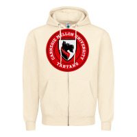 Sandshell carnegie mellon tartans Zipper Hoodie - SnappyArt