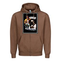 Chestnut tego calderon Zipper Hoodie - SnappyArt