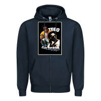 Navy tego calderon Zipper Hoodie - SnappyArt