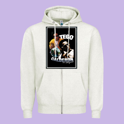 Tego Calderon Zipper Hoodie Designed By Snappyart