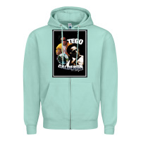 Seafoam tego calderon Zipper Hoodie - SnappyArt