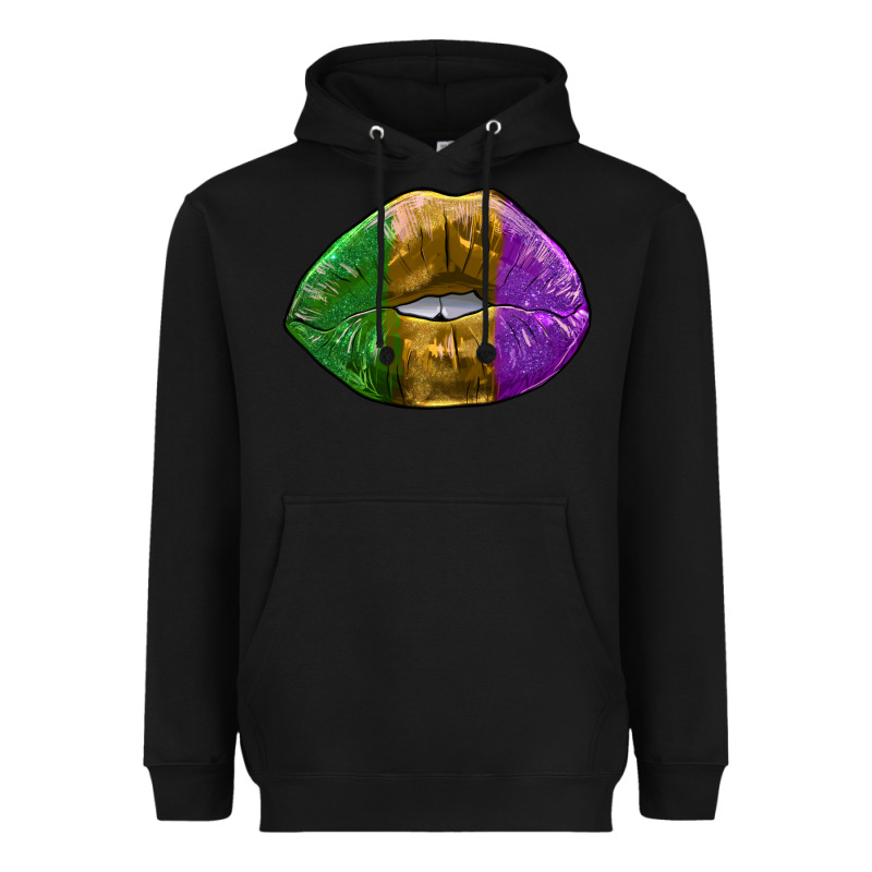 Mardi Gras Kiss Heavyweight Hoodie by RanaPortraitStore | Teevron