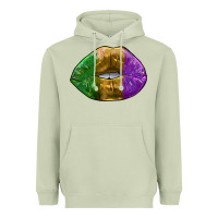 Matcha mardi gras kiss Heavyweight Hoodie - RanaPortraitStore