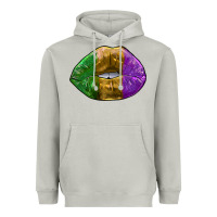 Moon Dust mardi gras kiss Heavyweight Hoodie - RanaPortraitStore