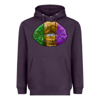 Plum mardi gras kiss Heavyweight Hoodie - RanaPortraitStore