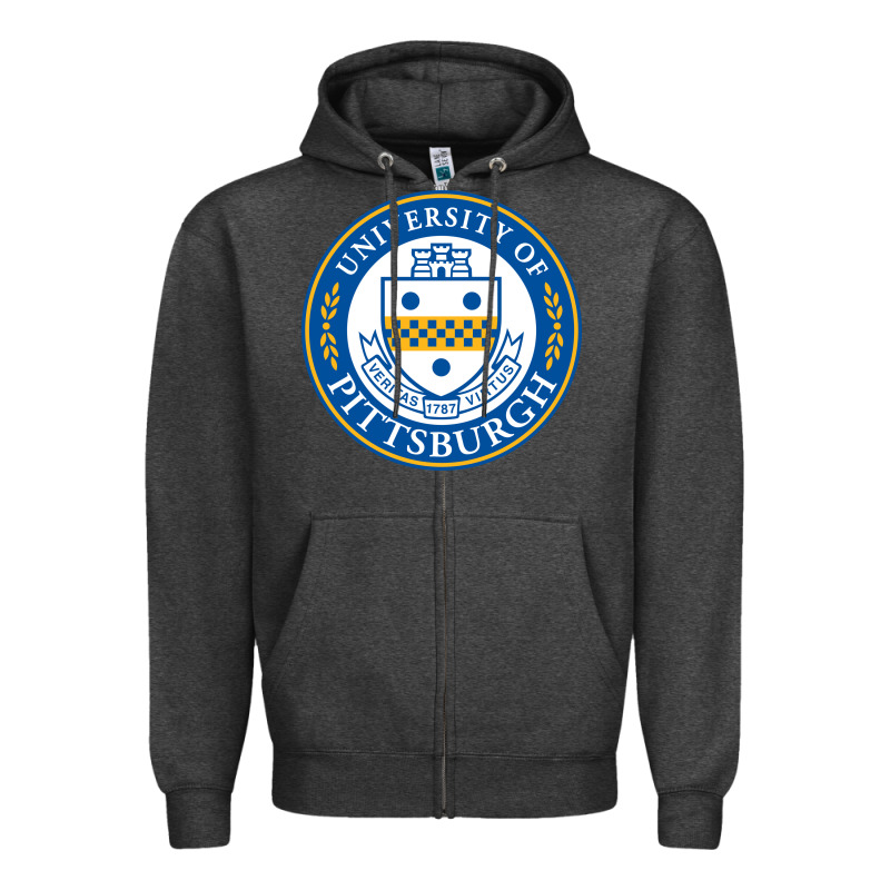 The-university-of-pittsburgh Zipper Hoodie by SnappyArt | Teevron
