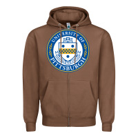 Chestnut the-university-of-pittsburgh Zipper Hoodie - SnappyArt
