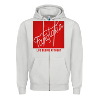 Dove Grey fangtasia Zipper Hoodie - SnappyArt